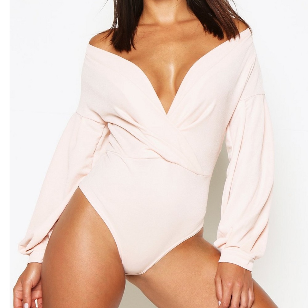 Twist front bodysuit